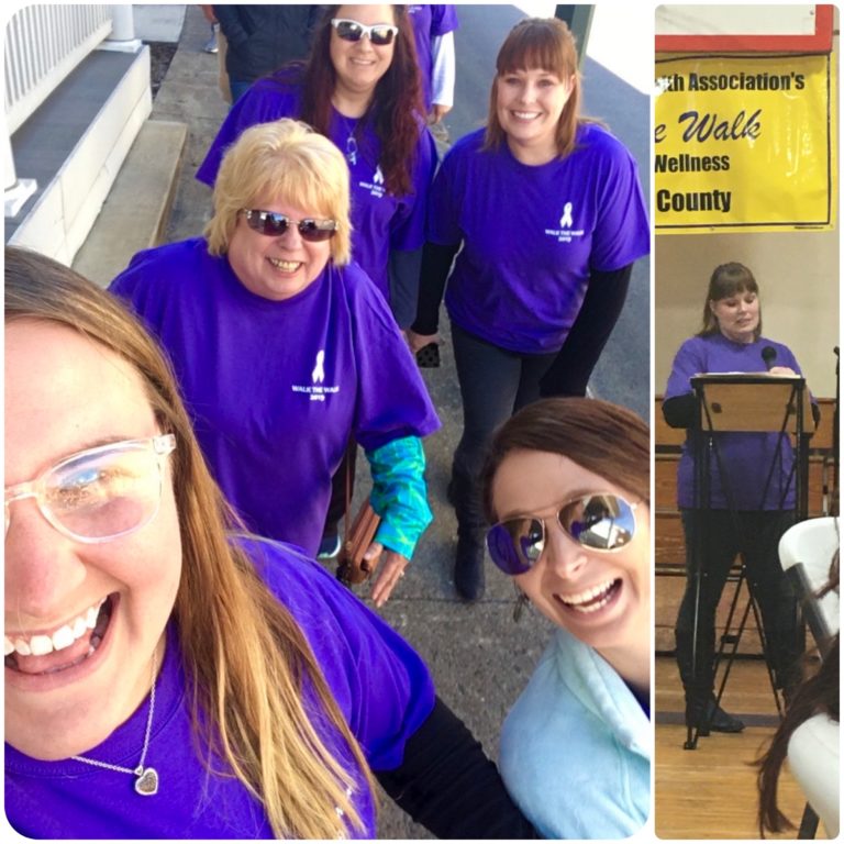 The TrueNorth McConnellsburg team participated in the Fulton COunty Mental Health Association's Walk the Walk event