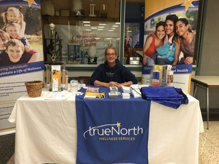SAP Therapist, Christine Stoken, attended the Mental Health Fair at SouthWestern High School