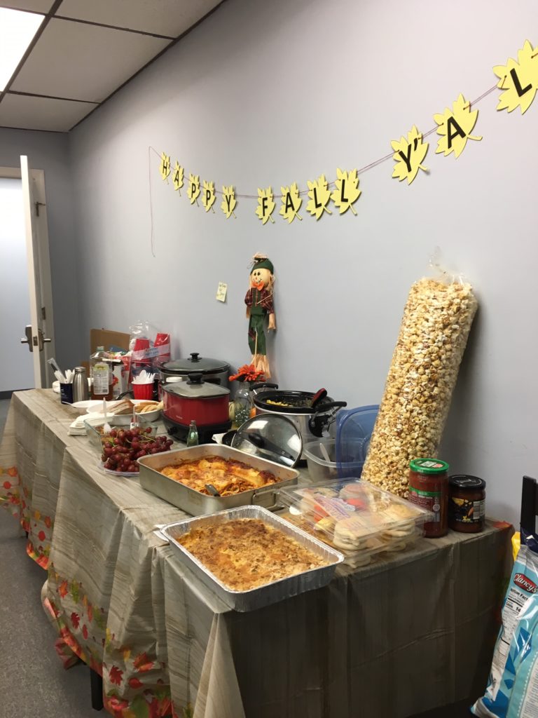 Fall Potluck at the Harrisburg Office